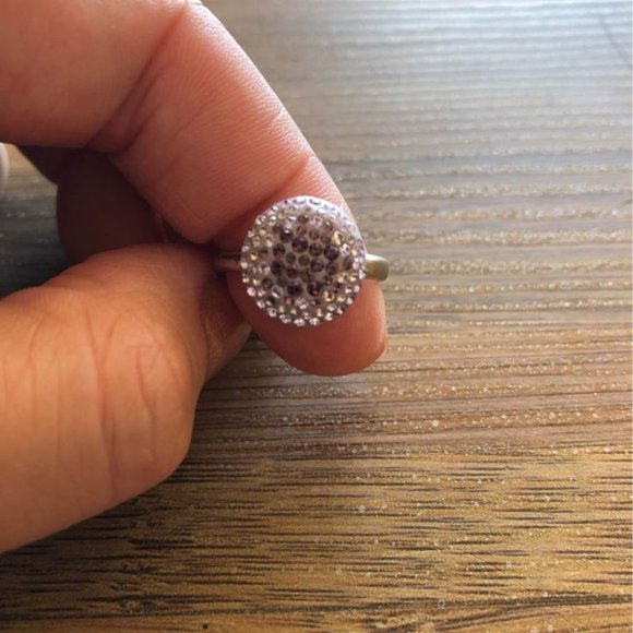 Swarovski pink crystal 💓 Ring - Picture 2 of 3